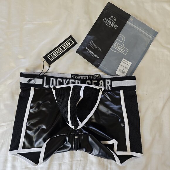 Locker Gear FULL ACCESS TRUNK – Rear Zip + Removable Pouch ( Black White / M ) - Picture 4 of 6